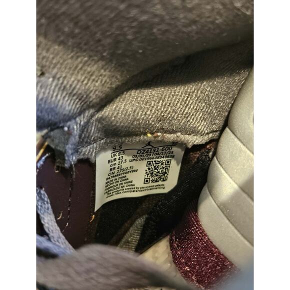 Nike Air Jordan 5 Retro Burgundy 2023 Mens Multi Size 9.5 - Picture 7 of 8